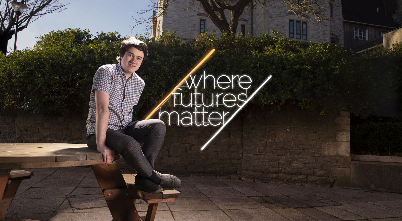 Video production still from University of Winchester